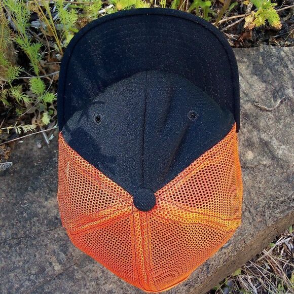 Deadstock Vintage Blank Two Tone Snap Trucker Hat - Picture 4 of 6